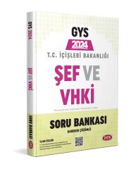 Data 2024 GYS İçişleri Bakanlığı Şef ve VHKİ Konu + Soru Bankası 2 li Set Data Yayınları