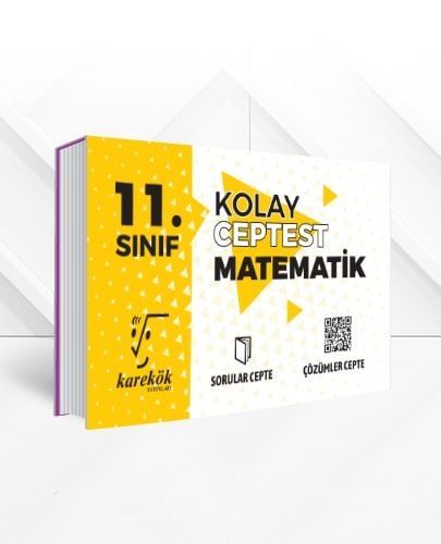 Karekök Yayınları 11. Sınıf Matematik Kolay Cep Test