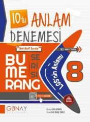 Günay Yayınları LGS 8. Sınıf Bumerang Serisi 10 lu Anlam Denemeleri