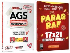 Yediiklim + EVP Akademi 2025 MEB-AGS Sözel-Sayısal Yetenek Soru Bankası + Paragraf 21 Deneme 2 li Set - Mehmet Bilge Yıldız, Yusuf Bayraktar Yediiklim + EVP Akademi Yayınları