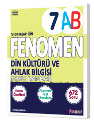 Fenomen Okul Yayınları 7. Sınıf Din Kültürü ve Ahlak Bilgisi Fenomen A ve B Soru Bankası