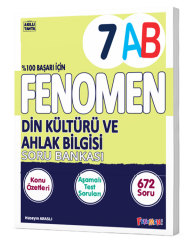 Fenomen Okul Yayınları 7. Sınıf Din Kültürü ve Ahlak Bilgisi Fenomen A ve B Soru Bankası