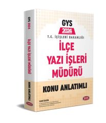 Data 2024 GYS İçişleri Bakanlığı İlçe Yazı İşleri Müdürü Konu Anlatımlı Hazırlık Kitabı Data