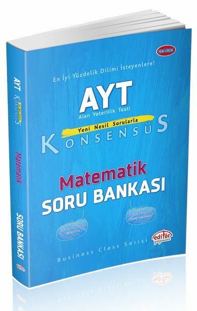 Editör Yayınevi AYT Konsensüs Matematik Soru Bankası
