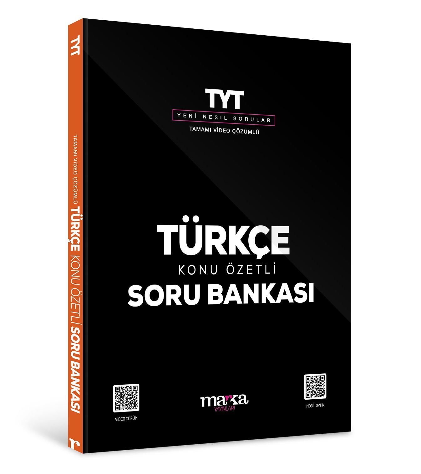 Marka Yayınları TYT Türkçe Konu Özetli Yeni Nesil Soru Bankası Tamamı Video Çözümlü