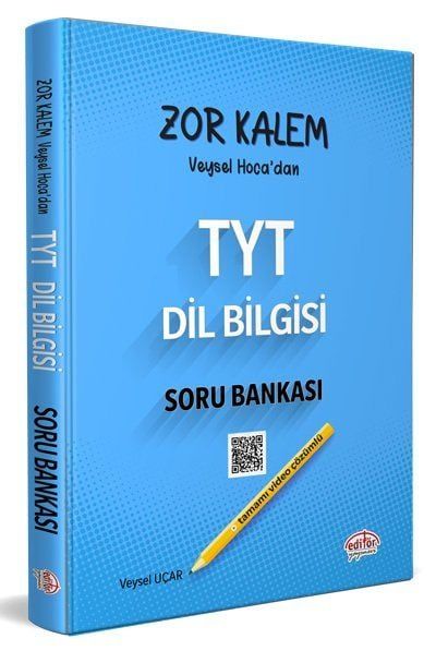 Editör Yayınevi TYT Zor Kalem Veysel Hoca'dan Dil Bilgisi Soru Bankası Tamamı Video Çözümlü