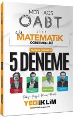 Yediiklim 2025 ÖABT MEB-AGS Lise Matematik Öğretmenliği VİP 5 Deneme Çözümlü - Hakan Efe Yediiklim Yayınları