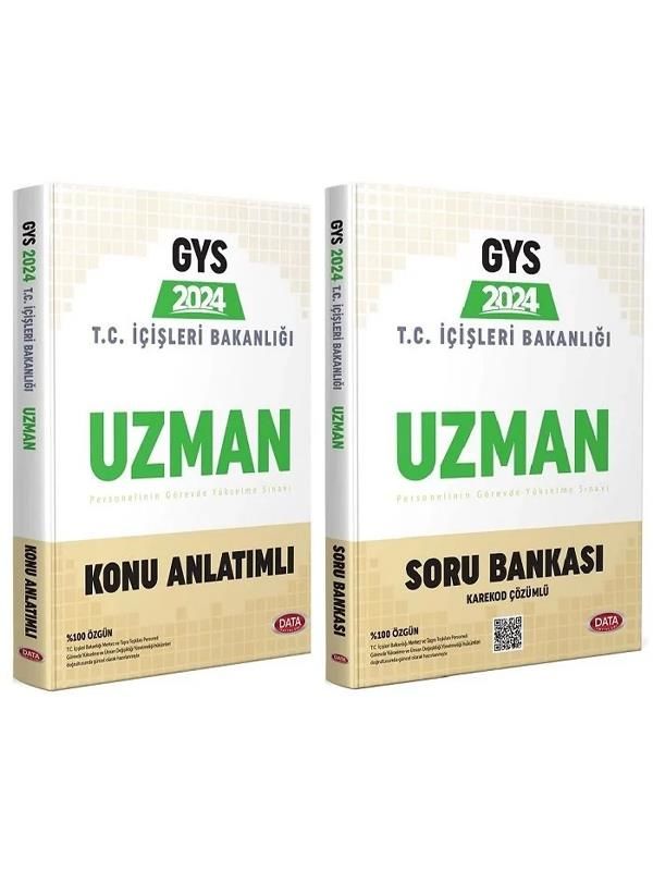 Data 2024 GYS İçişleri Bakanlığı Uzman Konu + Soru Bankası 2 li Set Görevde Yükselme Data Yayınları