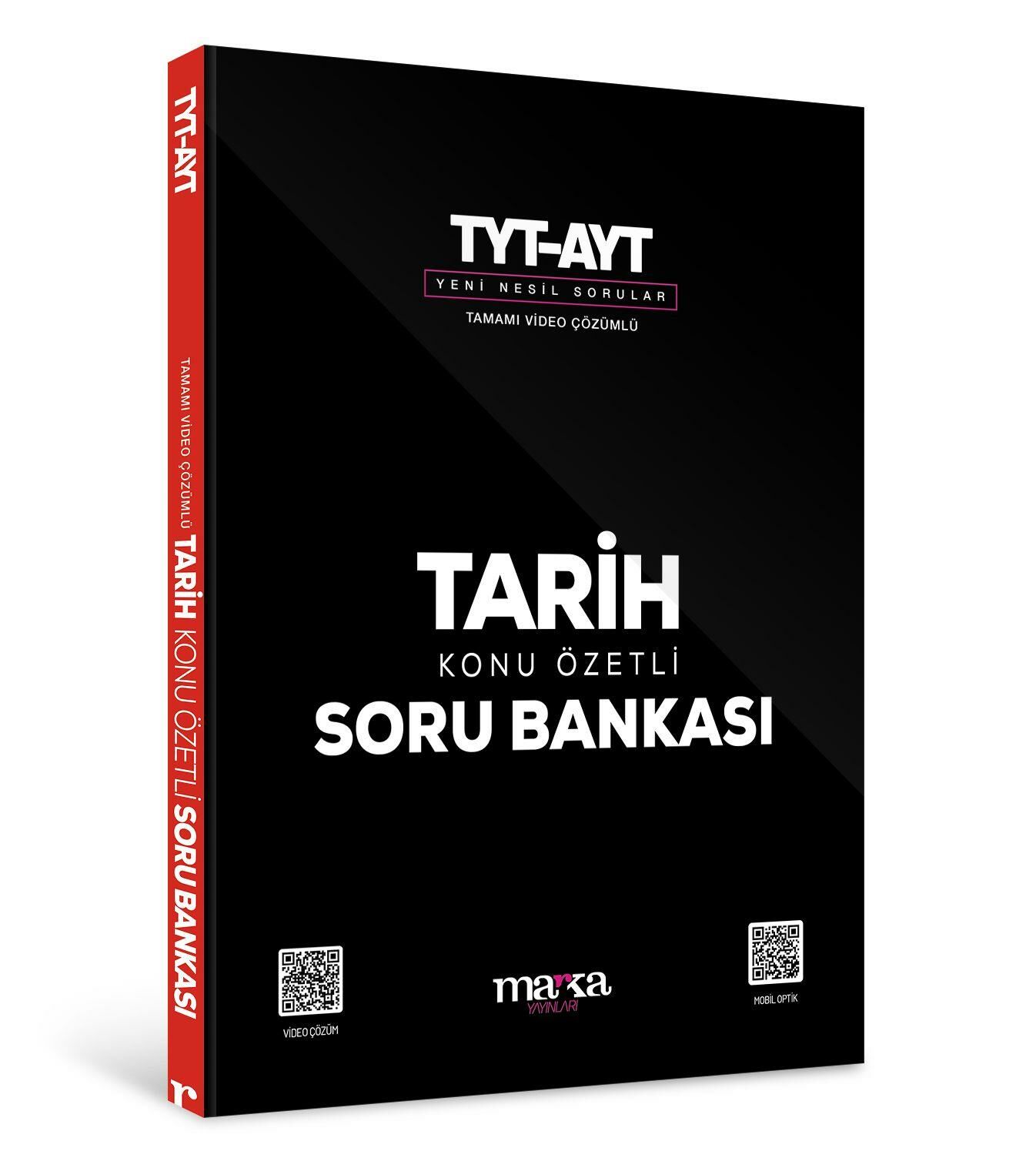Marka Yayınları TYT AYT Tarih Konu Özetli Yeni Nesil Soru Bankası Tamamı Video Çözümlü