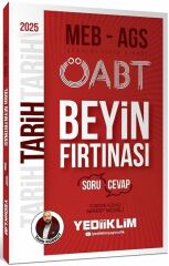 Yediiklim 2025 ÖABT MEB-AGS Tarih Öğretmenliği Beyin Fırtınası Soru-Cevap Soru Bankası - Yasin Korkut Yediiklim Yayınları