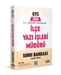 Data 2024 GYS İçişleri Bakanlığı İlçe Yazı İşleri Müdürü Soru Bankası Görevde Yükselme Data Yayın