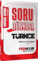 Yediiklim 2026 KPSS Türkçe Soru Dünyası Soru Bankası Yediiklim Yayınları