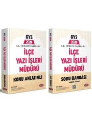 Data 2024 GYS İçişleri Bakanlığı İlçe Yazı İşleri Müdürü Konu + Soru Bankası 2 li Set Data Yayın