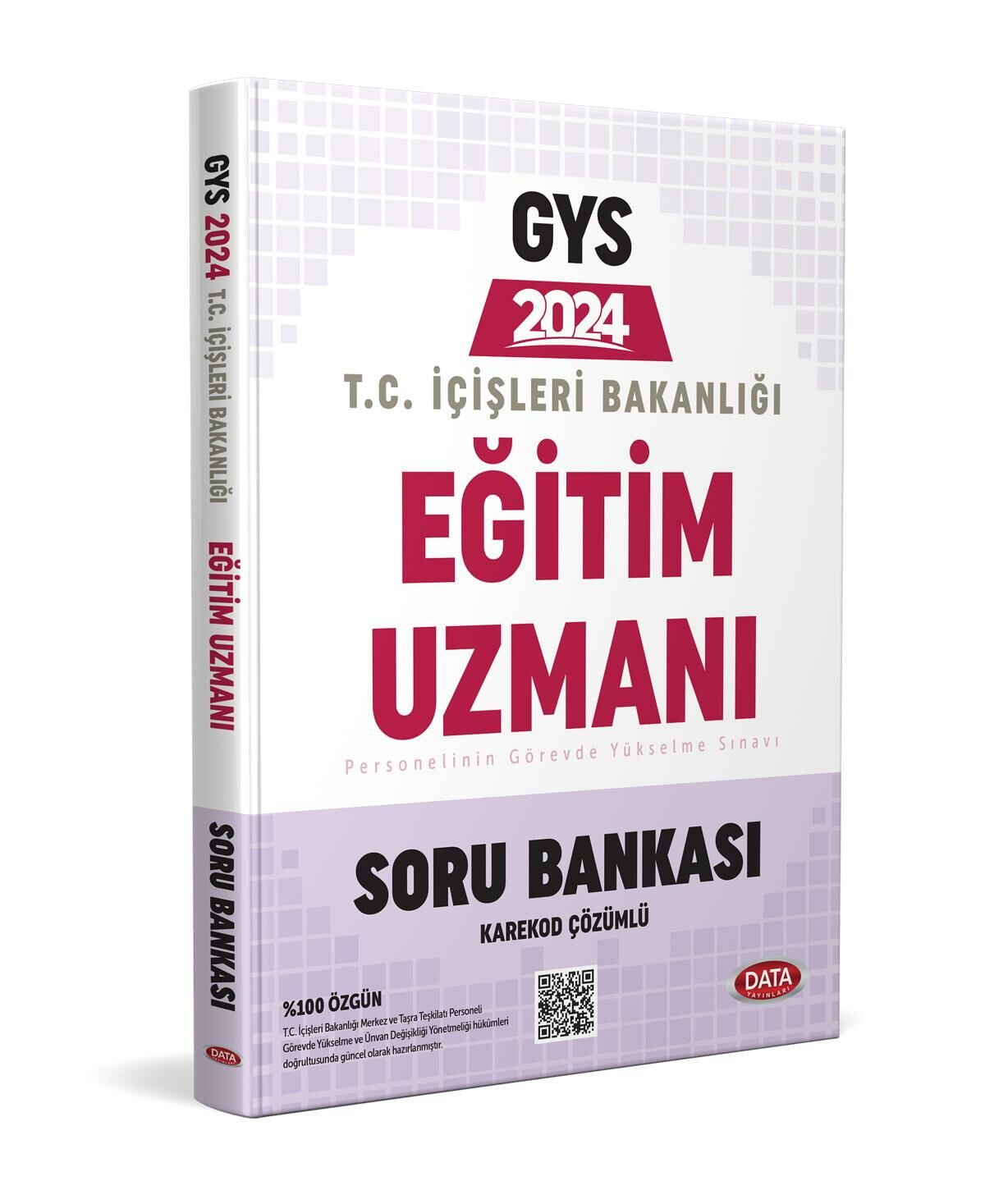 Data 2024 GYS İçişleri Bakanlığı Eğitim Uzmanı Soru Bankası Görevde Yükselme Data Yayınları