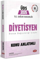 Data Yayınları 2025 GYS ÜDS Sağlık Bakanlığı Diyetisyen Konu Anlatımlı