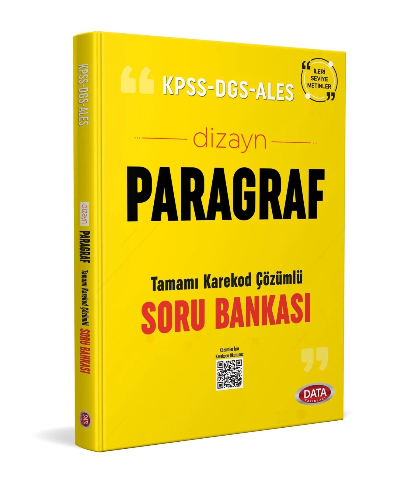 Data Yayınları KPSS ALES DGS Dizayn Yeni Nesil Sorularla Paragraf Soru Bankası