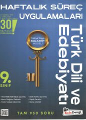 Kafa Dengi Yayınları 9. Sınıf Türk Dili ve Edebiyatı Haftalık Süreç Uygulamaları