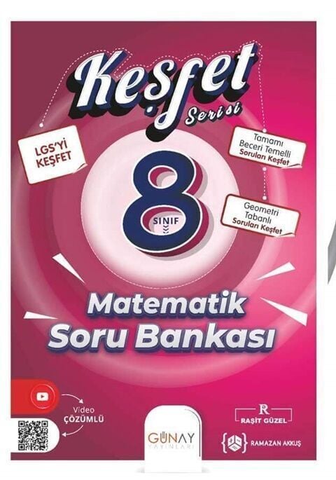 Günay Yayınları 8. Sınıf Matematik Keşfet Serisi Soru Bankası