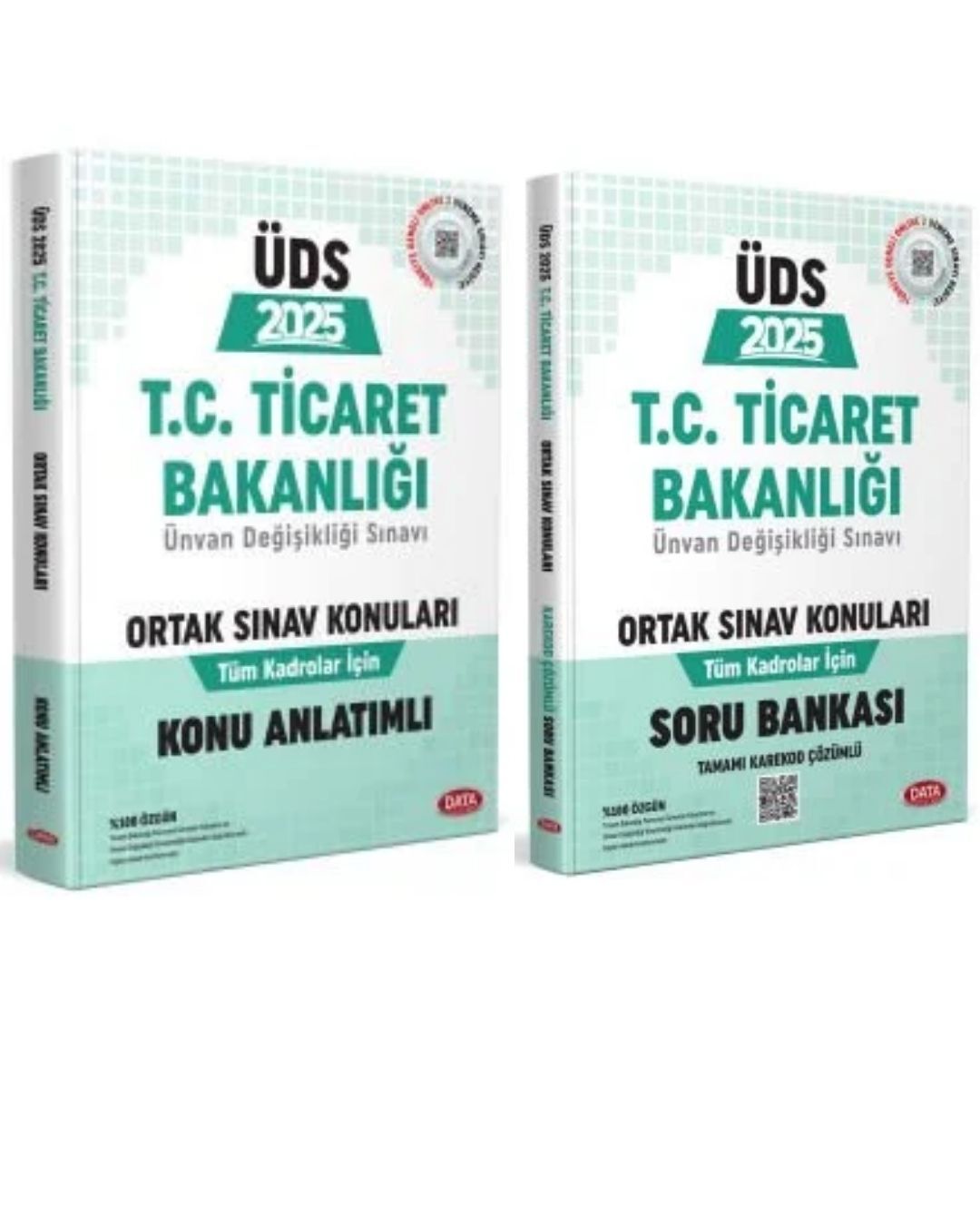Data Yayınları 2025 ÜDS T.C. Ticaret Bakanlığı Ünvan Değişikliği Ortak Konular Konu ve Soru 2li Set