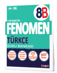 Fenomen Okul Yayınları 8. Sınıf LGS Türkçe B Fenomen Soru Bankası