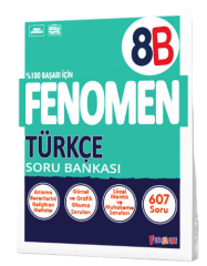 Fenomen Okul Yayınları 8. Sınıf LGS Türkçe B Fenomen Soru Bankası