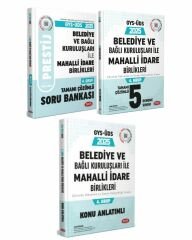 Data 2025 Belediye ve Bağlı Kuruluşları İle Mahalli İdare 4.Grup Prestij Soru + Deneme + Konu 3 Lü