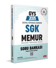 Data Yayınları 2025 SGK Memur Soru Bankası