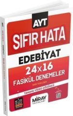 Miray Yayınları AYT Sıfır Hata Edebiyat 16 Deneme