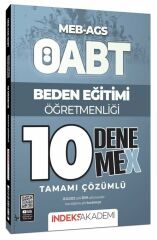 İndeks Akademi 2025 ÖABT MEB-AGS Beden Eğitimi Öğretmenliği 10 DenemeX Çözümlü İndeks Akademi Yayınları