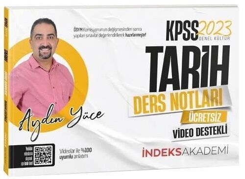 İndeks Akademi 2023 KPSS Tarih Video Ders Notları