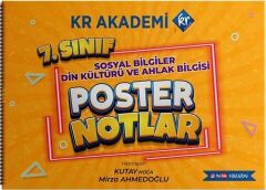 KR Akademi 7. Sınıf Sosyal Bilgiler Din Kültürü ve Ahlak Bilgisi Poster Notlar