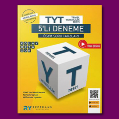 Referans Yayınları TYT Tamamı Video Çözümlü 5 Fasikül Genel Deneme Seti Kolay-Orta-Zor
