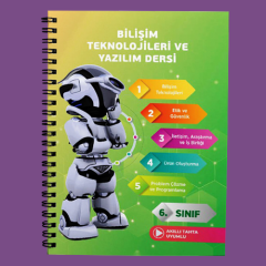 Referans Yayınları 6. Sınıf Bilişim Teknolojileri ve Yazılım Dersi Kitabı Akıllı Tahta Uyumlu