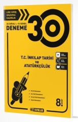 Hız Yayınları 8. Sınıf T. C. İnkılap Tarihi ve Atatürkçülük 30 Deneme