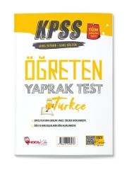 Hoca Kafası KPSS Türkçe Öğreten Yaprak Test Hoca Kafası Yayınları
