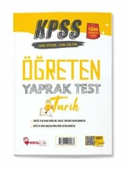 Hoca Kafası KPSS Tarih Öğreten Yaprak Test Hoca Kafası Yayınları
