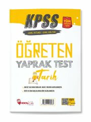 Hoca Kafası KPSS Tarih Öğreten Yaprak Test Hoca Kafası Yayınları