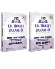 Data 2025 T.C. Ticaret Bakanlığı GYS Tüm Kadrolar İçin Ortak Konular Konu + Soru 2 li Set