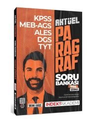 İndeks Akademi 2025 KPSS DGS ALES TYT Aktüel Paragraf Soru Bankası Çözümlü - Berk Ekici İndeks