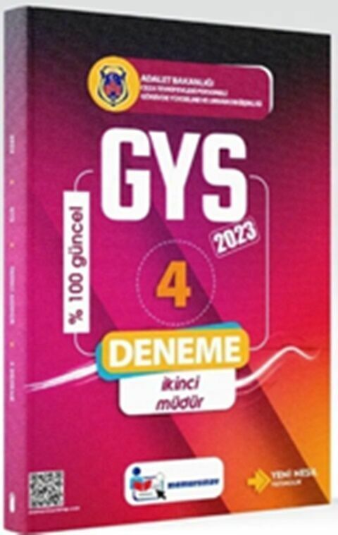 Memur Sınav 2023 CTE İkinci Müdür GYS 4 lü Deneme