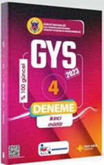 Memur Sınav 2023 CTE İkinci Müdür GYS 4 lü Deneme