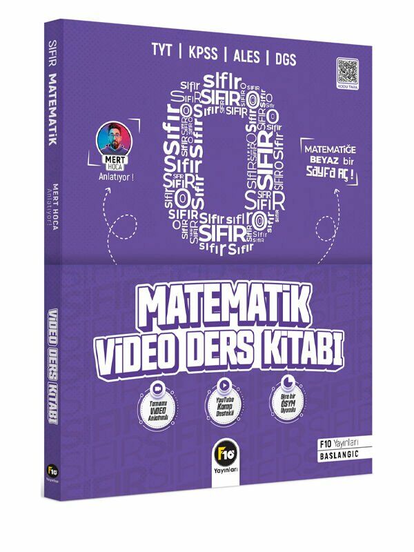 F10 Yayınları Mert Hoca ile Sıfırdan Matematik Video Ders Kitabı