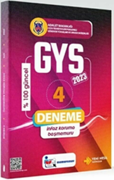 Memur Sınav 2023 CTE İnfaz Koruma Başmemuru GYS 4 lü Deneme