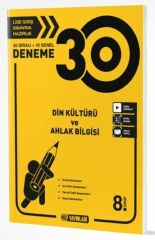 Hız Yayınları 8. Sınıf Din Kültürü ve Ahlak Bilgisi 30 Deneme