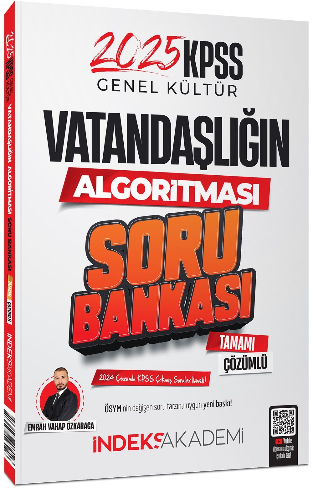 İndeks Akademi 2025 KPSS Vatandaşlığın Algoritması Soru Bankası Çözümlü Emrah Vahap Özkaraca