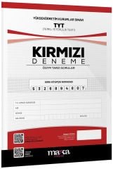 Marka 2025 YKS TYT Kırmızı Deneme Video Çözümlü Marka Yayınları