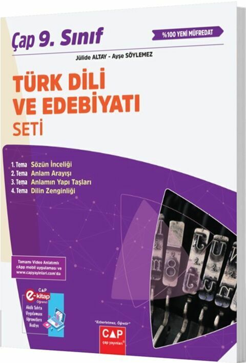 Çap Yayınları 9. Sınıf Türk Dili ve Edebiyatı Seti