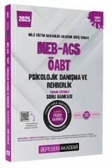 Pegem 2025 ÖABT Psikolojik Danışma ve Rehberlik Soru Bankası Çözümlü Pegem Akademi Yayınları