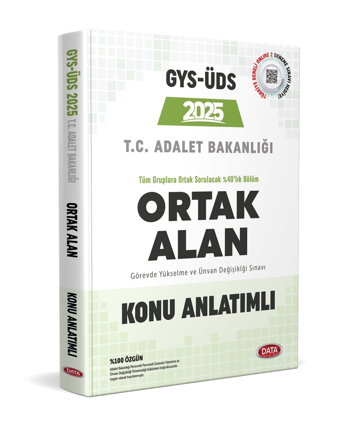 2025 T. C Adalet Bakanlığı GYS UDS Ortak Alan Konu Anlatımlı Data Yayınları