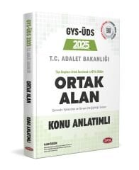 2025 T. C Adalet Bakanlığı GYS UDS Ortak Alan Konu Anlatımlı Data Yayınları